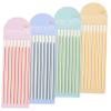 Adhesive Reading Markers, 4 Books, PET Transparent Text Highlighter Strips view 1