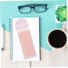 Adhesive Reading Markers, 4 Books, PET Transparent Text Highlighter Strips view 4