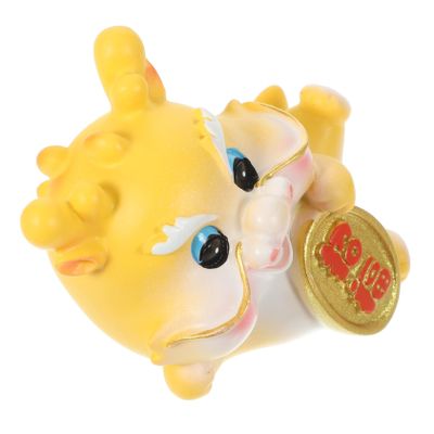 ULDIGI Miniature Resin Dragon Figurine, Cartoon Dragon Ornament