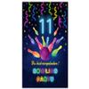 JuNa-Experten 12 Bowling Birthday Invitations for an 11th Birthday, Pink Party Set view 3