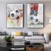AINIBPO Graffiti Wall Art, Men's Soccer Art, Oil on Canvas, Posters and Prints for Living Room, Bedroom and Modern Abstract Decor, 60 x 80 cm x 2, Unframed view 1