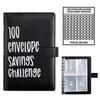 YJWZ 100-Envelope Saving Challenge Budget Binder, A5 Household Planner view 1