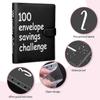 YJWZ 100-Envelope Saving Challenge Budget Binder, A5 Household Planner view 4