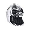 Gothic Skull Ring Bottle Opener, Punk Biker Jewelry for Men view 1