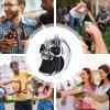 Gothic Skull Ring Bottle Opener, Punk Biker Jewelry for Men view 4