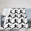 Karate Ultra-Soft Vertical Flannel Blanket for Beds and Sofas view 1