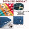 Outdoor Cushion Covers 30x30 cm, Waterproof, 4-Pack, Sunflower Pattern view 3