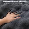 AYUOEODM Rabbit Plush Sofa Cover, Universal Couch Protector for 1–4-Seater and L-Shaped Sofas, Brown, 90 x 180 cm view 2