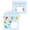 Letter Paper Set with Envelopes for Children, Butterflies and Flowers view 3