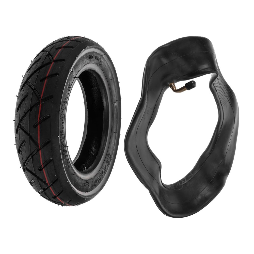 INOOMP 2-Piece Solid Rubber Scooter Tire Replacement Set