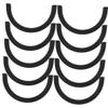BESPORTBLE Skateboard Edge Protectors, Shock-Absorbing, 12-Piece Plastic Set view 1