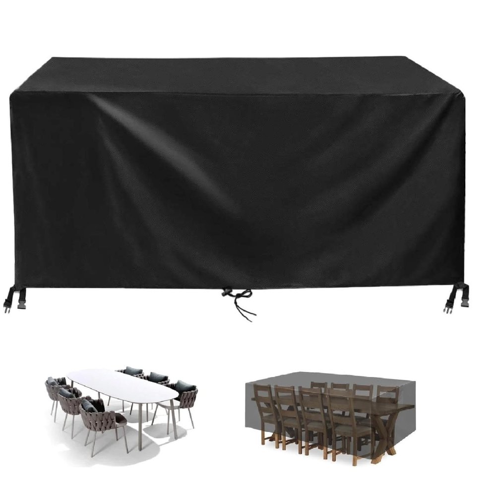 ZUROJ Waterproof Outdoor Furniture Cover 240 x 120 x 74 cm, 420D Oxford Fabric