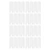 Qcwwy Greenhouse Clips, 32-Piece Reusable PVC Clamps for Greenhouse Film, Shade Cloth, Waterproof Fabric, White view 1
