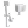 EIMSOAH Wall Mount, Multifunctional Universal Wall Mount Set with Headset Hanger, Suitable for, PC, (White) view 3