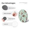 Otter Round Magnetic Refrigerator Magnets, Various Themes view 3