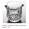 FAJNUZI2024 Transparent Glass Ice Bucket with Handles, 1 L view 2