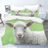 Sheep Duvet Cover Set 135 x 200 cm, Soft Microfiber 3D Print view 1