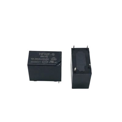 JRBJWYVV HF32F-G-5V-HS Relay JZC-32F-G-005-HS, 1 Set, Normally Open, 4-Pin, 10 A, High Load