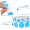 Round Blue Paper Label Stickers, 1 Roll, 500 Pieces view 4