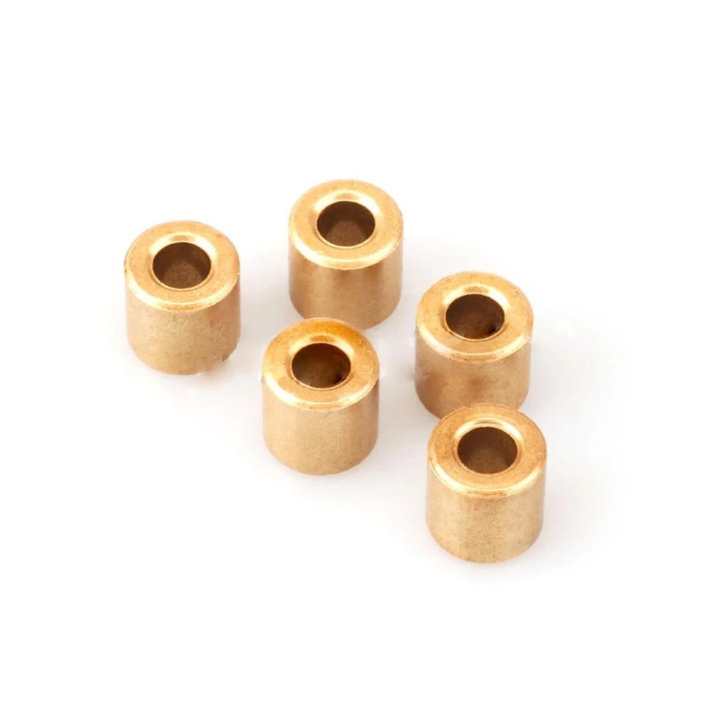 OZXJW 4/10 Pieces Porous Powder-Metallurgy Bronze Bushing Guide Sleeve, 5 mm ID, 5x7x4 / 5x8x4 / 5x9x4 / 5 / 6 / 8 / 10 mm, Precision Copper-Based (4 pcs, 5x9x6)