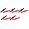 U22 Banana Plug Couplers, 4 mm PVC Extensions, 10-Pack view 1