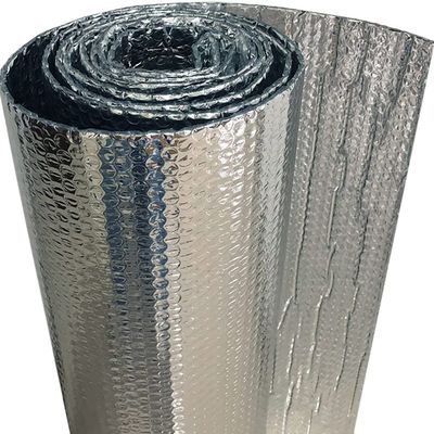 Aluminum Bubble Foil Insulation, Double Bubble Thermal Foil, Heat-Reflective Vapor Barrier (1 x 12 m)
