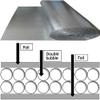 Aluminum Bubble Foil Insulation, Double Bubble Thermal Foil, Heat-Reflective Vapor Barrier (1 x 12 m) view 3