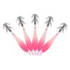 Anneome Fluorescent Silicone Squid Hooks, Pink view 1