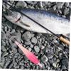 Anneome Fluorescent Silicone Squid Hooks, Pink view 4