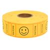 L LIKED Raffle Tickets, 2.5 x 5.1 cm, Smile, Yellow, Single Roll, 500 Count view 1