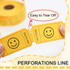 L LIKED Raffle Tickets, 2.5 x 5.1 cm, Smile, Yellow, Single Roll, 500 Count view 3