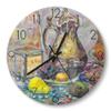 DEQORI Glass Wall Clock, Round, 30 cm, Still Life Shine Design view 1