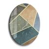 DEQORI Glass Wall Clock, Round, 50 cm, Mystical Mosaic view 2