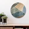 DEQORI Glass Wall Clock, Round, 50 cm, Mystical Mosaic view 4