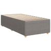 vidaXL Bed Frame Without Mattress Taupe 90x200 cm Fabric view 1