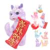 KONTONTY 10-Piece Mini Resin Dragon Statues, Cartoon Dragon Figures and Ornaments for Garden, Patio and Birthday Décor, Mixed Styles view 1