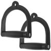 Happyyami 2-Piece Cable Pulley D-Handles, PP, Black view 1
