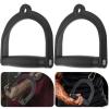 Happyyami 2-Piece Cable Pulley D-Handles, PP, Black view 4