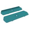 Odot Silicone Faucet Splash Guard Mat for Kitchen Sink, Blue, 35 x 14 cm view 1