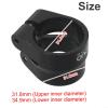 HEBEOT Aluminum Alloy Bicycle Seatpost Clamp, Dual-Bolt Design view 2