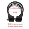 HEBEOT Aluminum Alloy Bicycle Seatpost Clamp, Dual-Bolt Design view 3