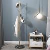 Vintage Antique Brass Coat Rack with 8 Hooks and Marble Base view 2