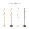 Vintage Antique Brass Coat Rack with 8 Hooks and Marble Base view 4