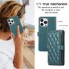 GoodcAcy Wallet Case with Strap for Samsung Galaxy Z Fold 4, Folding PU Leather Flip Cover with 9 Card Slots, Magnetic Closure and Crossbody Chain, Green view 3