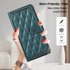 GoodcAcy Wallet Case with Strap for Samsung Galaxy Z Fold 4, Folding PU Leather Flip Cover with 9 Card Slots, Magnetic Closure and Crossbody Chain, Green view 4