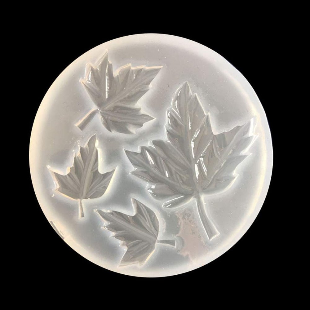 MOZALL Leaf Fondant Mold, Maple Leaves, Silicone Mold for Chocolate, Candy, Gummies and Resin