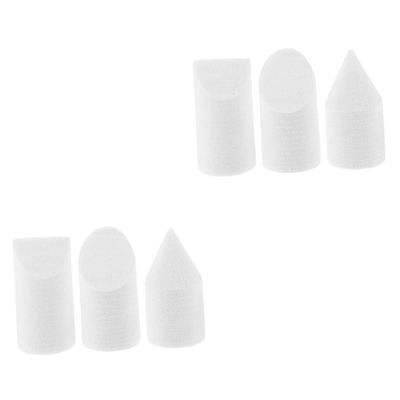 Hohopeti 2 Sets of Eraser Blending Stump Replacement Tips, 3 Pieces Each