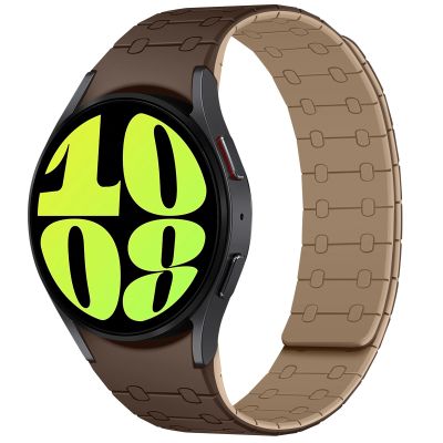 Amizee Magnetic Band Compatible with Galaxy Watch 20mm, D/H-Brown