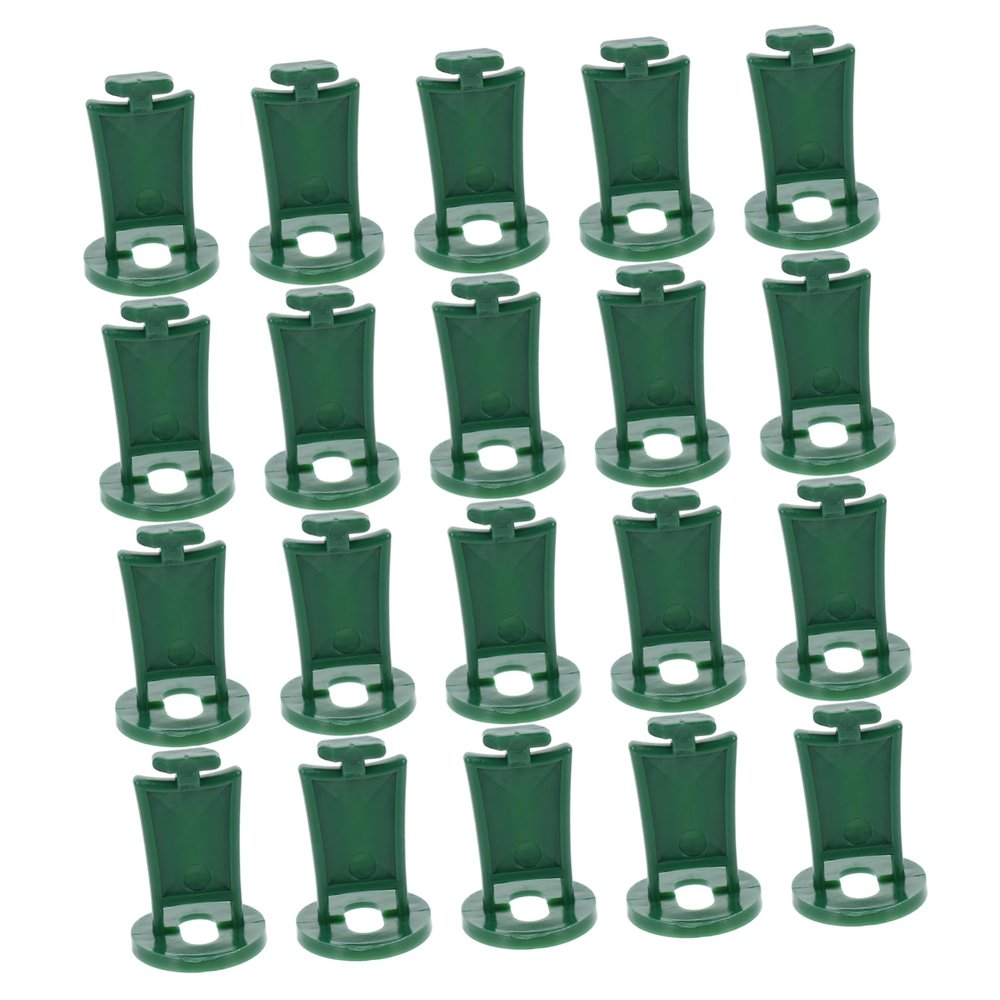 KONTONTY 50 Greenhouse Clips, PP, Green