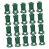 KONTONTY 50 Greenhouse Clips, PP, Green view 1